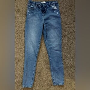 Abercrombie & Fitch Women's Blue Skinny Jeans